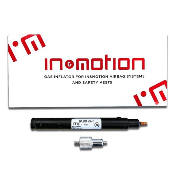 Airbag cartridge for In&Motion airbags and vests. The cartridge fits all models, including vests from Held, KLIM, RST and more.